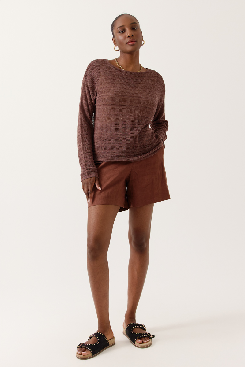 JERSEY LIVORA COLOR MARRÓN 2